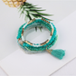 Lovra - Bohemian Layered Tassel Pendant Bracelet