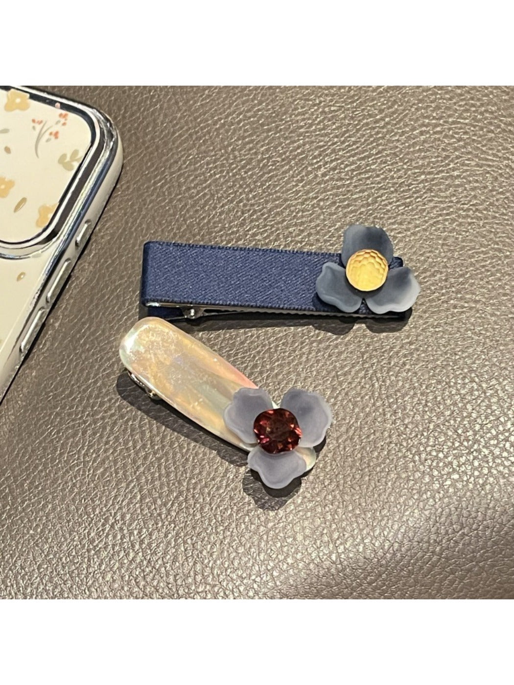 Beau - Fashionable Floral Pattern Acetate Hair Clip