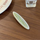 Beau - Iridescent Oval Acetate Hair Clip