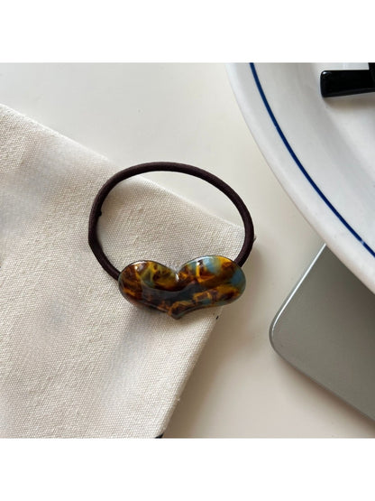 Gifty - Trendy Heart Shaped Acetate Hair Tie