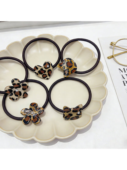 Gifty - Cute Leopard Print Hair Tie