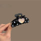 Beau - Heart Polka Dot Glossy PC Alloy Claw Clip