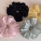Gifty - Ruffled Sheen Polyester Fiber Scrunchie
