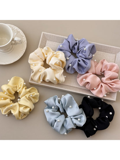 Gifty - Spring Sweet Solid Color Scrunchie