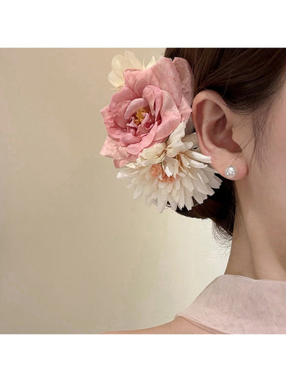 Beau - Bohemian Style Rose Blossom Hair Clip
