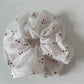 Gifty - Adorable Cherry Polka Dot Ruched Scrunchie