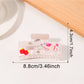 Beau - Square Animal Print Hair Claw Clip