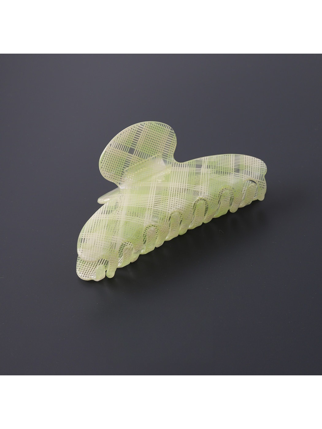 Beau - Modern Simple Plaid PVC Hair Claw Clip