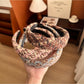 Gifty - Winter Knit Headband Textured Color Block
