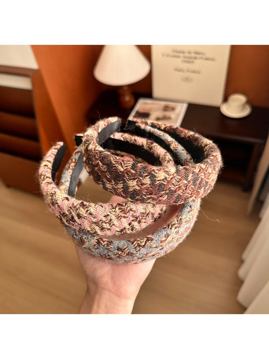 Beau - Winter Knit Headband Textured Color Block