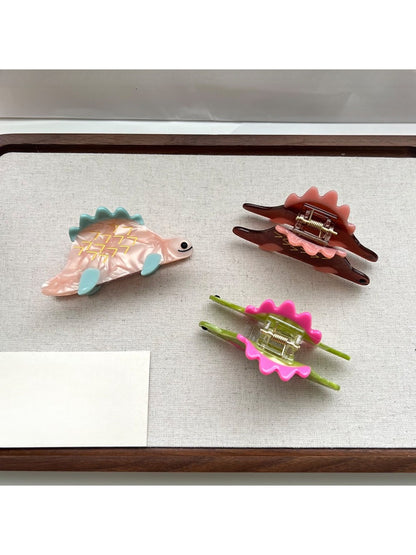 Beau - Three-Color Dinosaur Hair Clip