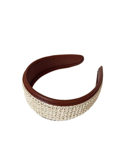 Gifty - Plaid Wide-Banded Headband