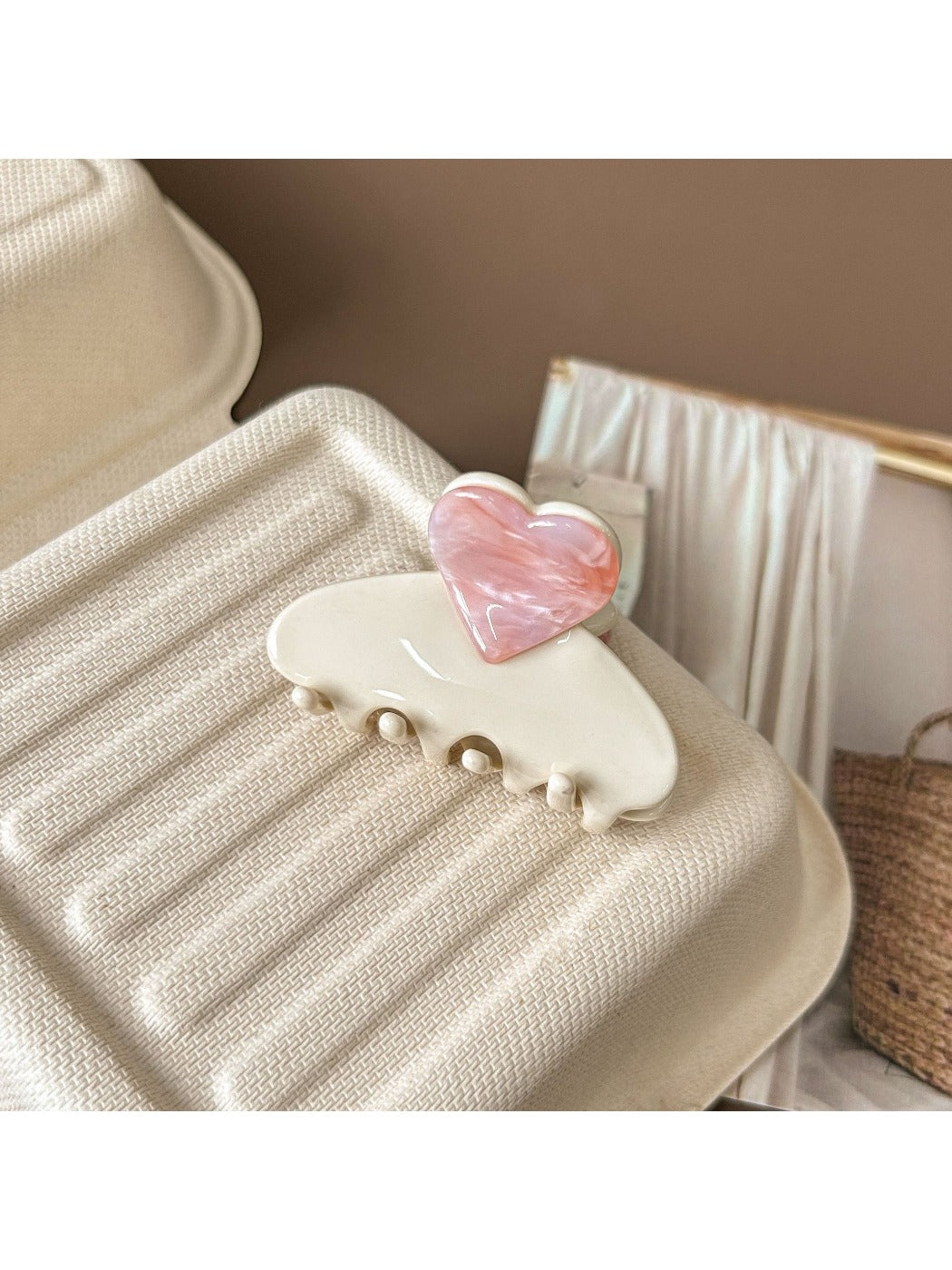 Beau - Sweet Heart Ombre Claw Clip