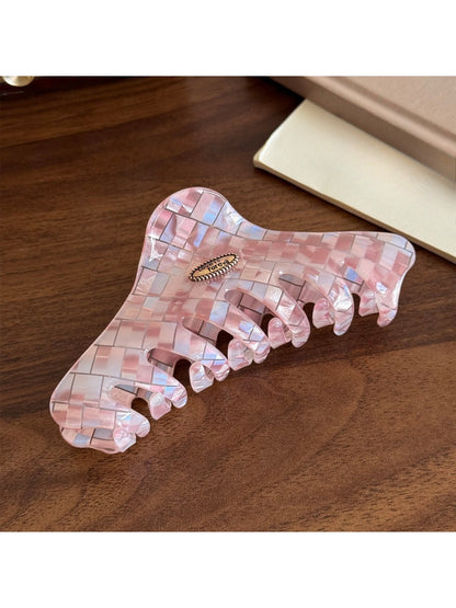 Beau - Iridescent Check Hair Clip