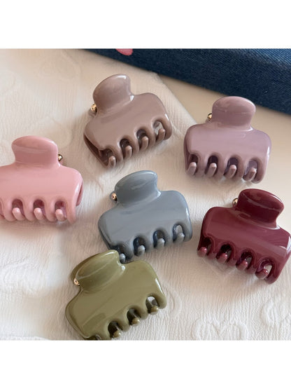 Beau - Plastic and Alloy Rounded Rectangle Claw Clip
