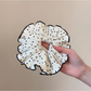 Gifty - Pleated Polka Dot High Stretch Scrunchie