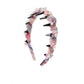 Gifty - Polyester Wrapped Beaded Teeth Headband