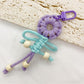 Keypus - Beaded Fringe Flower Keychain
