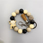 Keypus - Cartoon Animal Tassel Silicone Keychain