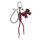 Keypus - Y2K Bow Heart Beaded Cord Bag Charm Keychain
