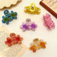Beau - Sweet Floral Double Bloom Hair Claw Clip