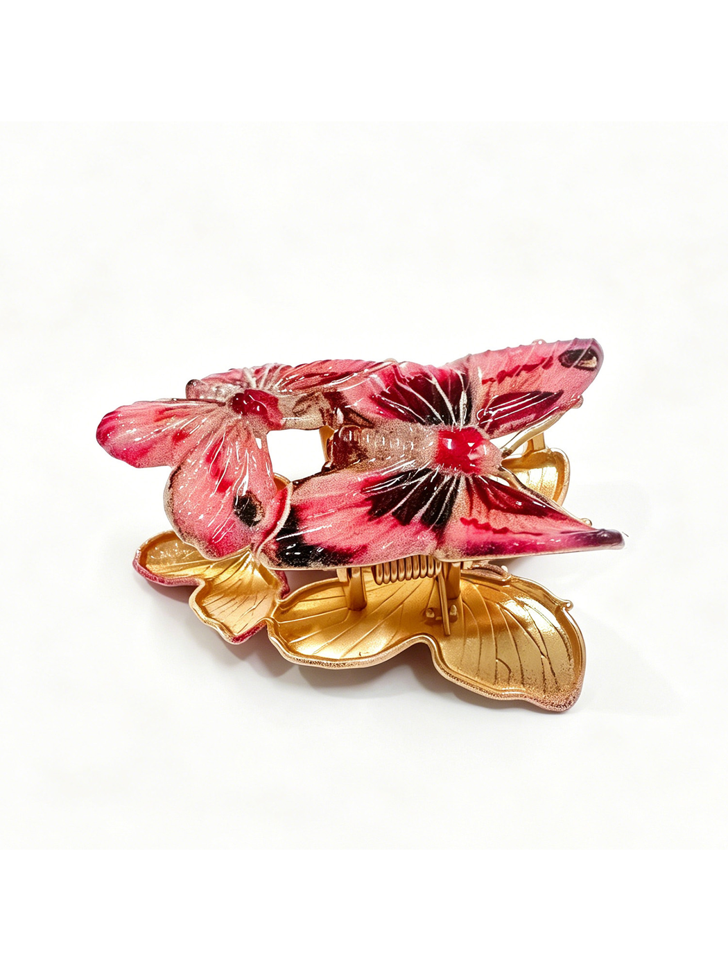 Beau - Sweet Butterfly Accent Alloy Hair Clip