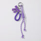 Keypus - Y2K Style Solid Bow Cord Keychain