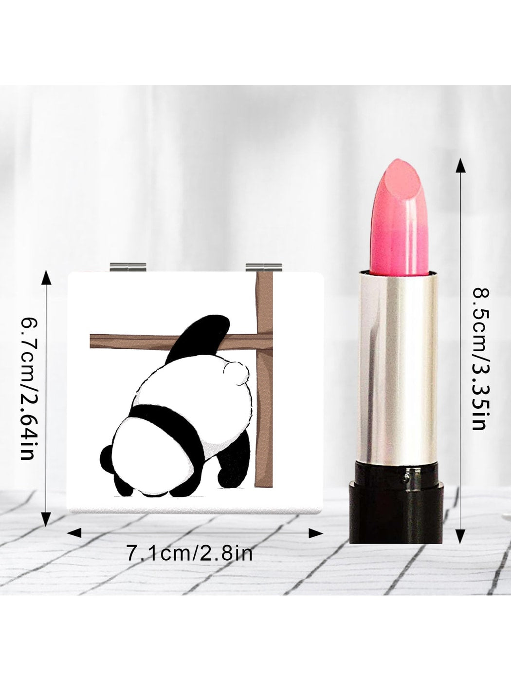 Mirroray - Cute Panda Foldable Portable Makeup Mirror