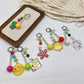 Keypus - Cartoon Beaded Printed Bag Charm Keychain
