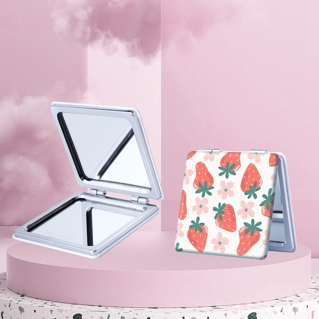 Mirroray - Compact Fruit Print Touch Up Makeup Mirror
