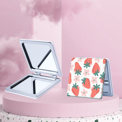Mirroray - Compact Fruit Print Touch Up Makeup Mirror