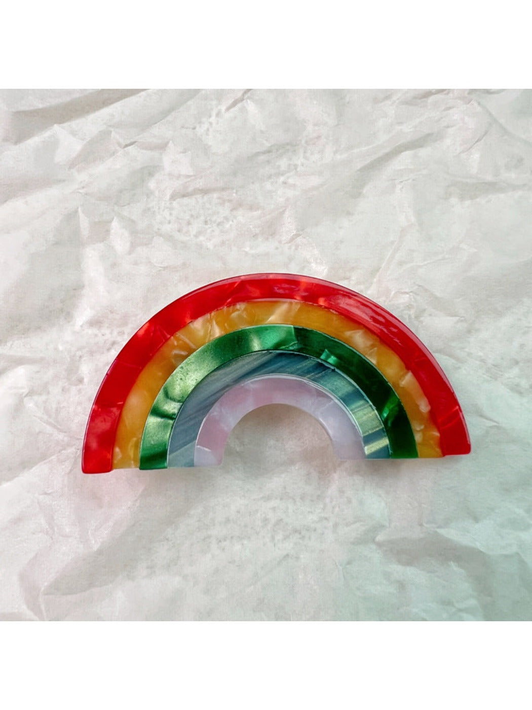 Beau - Acetate Rainbow Hair Clip