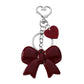 Keypus - Y2K Acrylic Bow and Mirror Charm Keychain