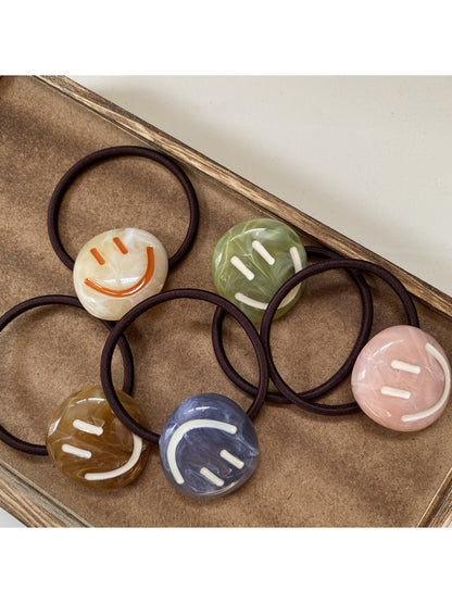 Gifty - Simple Cute Smiley Face Hair Tie
