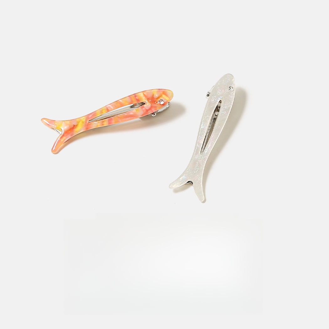 Beau - Fish Shape Acetate Side Barrette