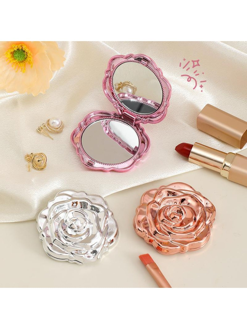Mirroray - Rose Shaped Vanity Mirror