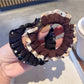 Gifty - Ruffled Polka Dot Scrunchie