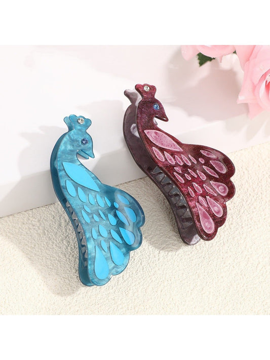 Beau - Peacock Shaped Hair Clip