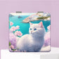 Mirroray - Cute Cat Print Portable Folding Makeup Mirror