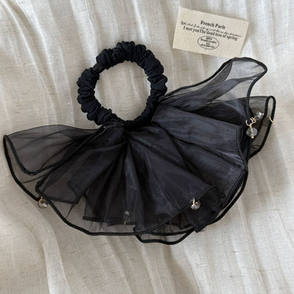 Gifty - Sheer Ruffle Organza Style Scrunchie
