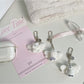 Keypus - Cute Angel Animal Flocked Bag Charm Keychain