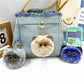 Keypus - Cat Pompom Bag Charm Keychain