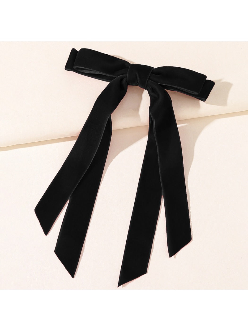 Beau - Burgundy Bow Hair Clip