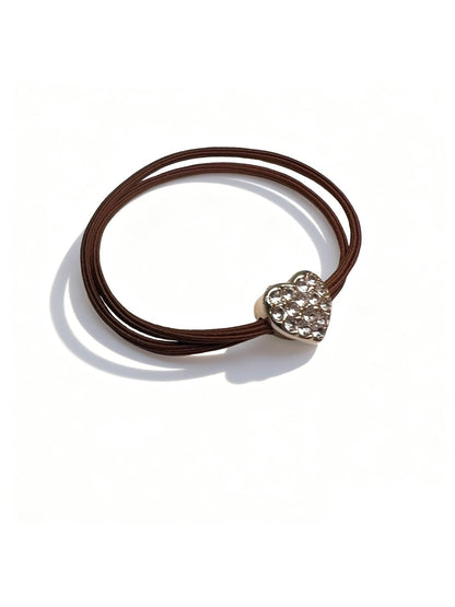 Gifty - Shiny Heart-Shaped Hair Tie
