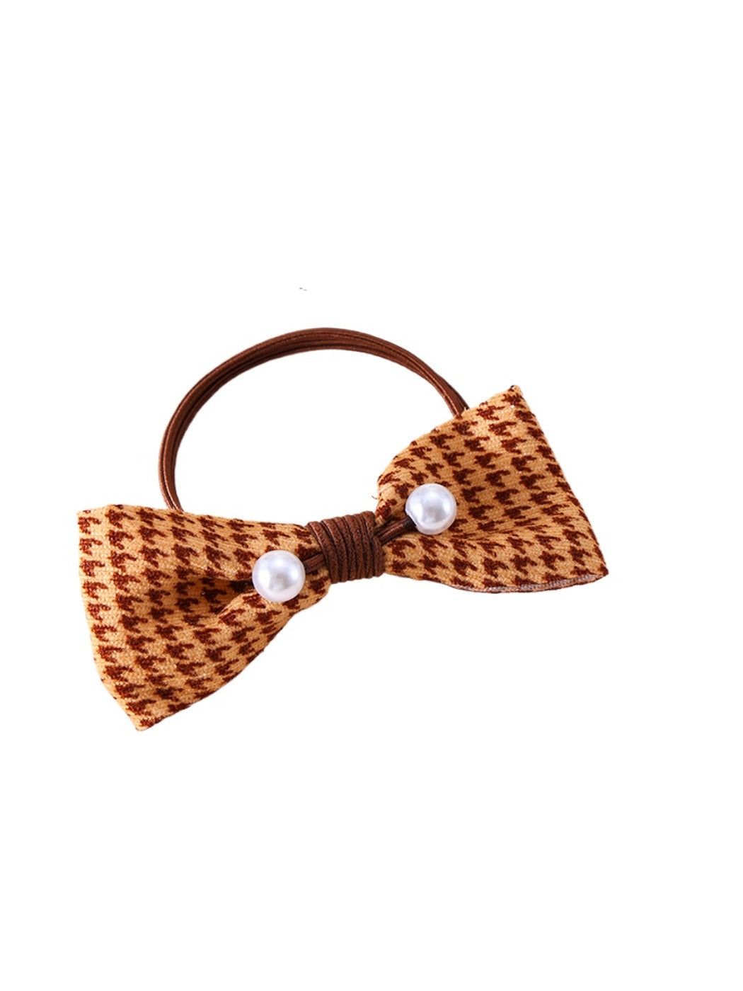 Gifty - Waffle Patterned Bow Hair Tie