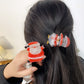 Beau - Christmas Santa Cartoon Claw Clip