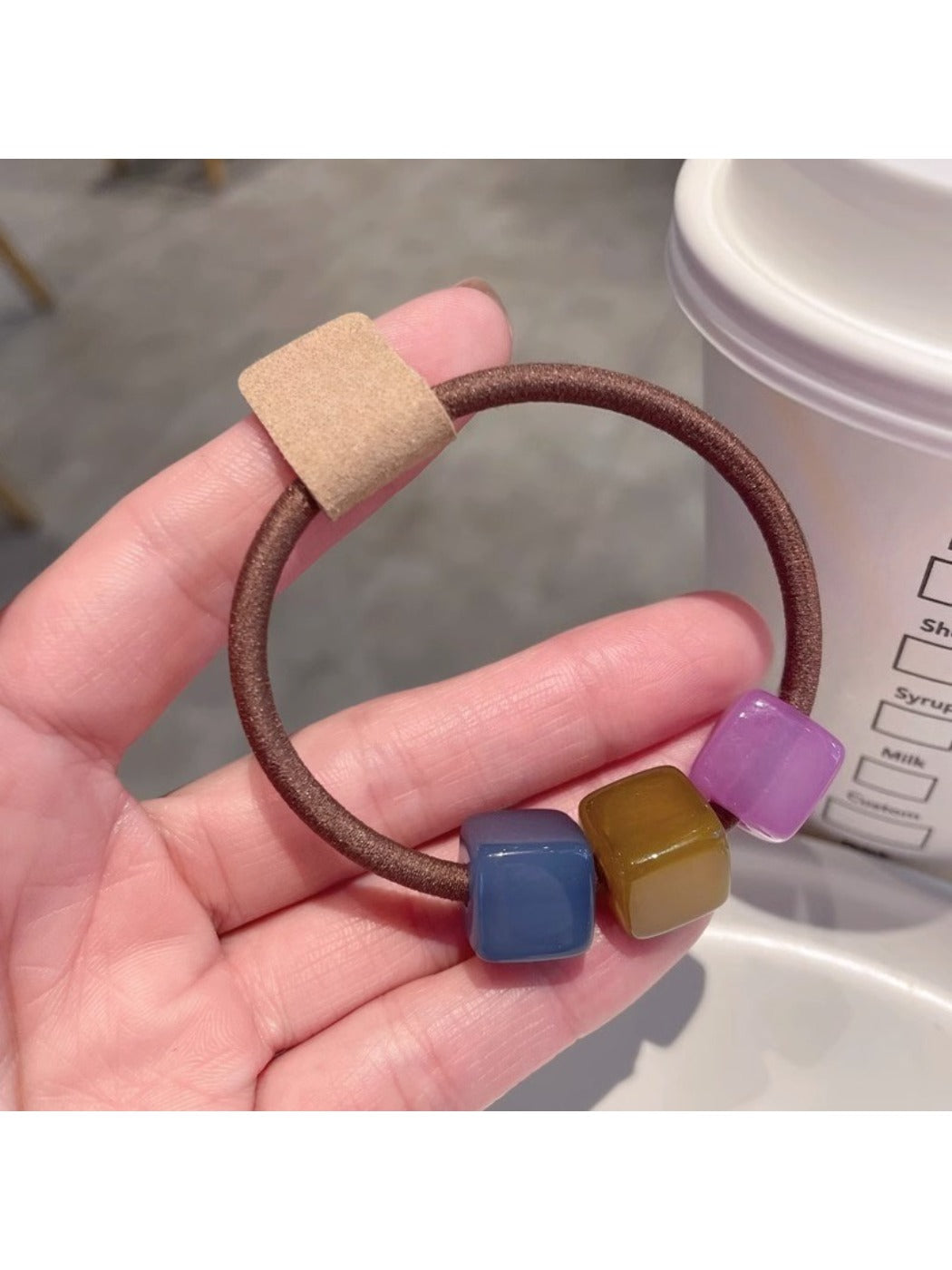 Gifty - Macaron Cube Hair Ties