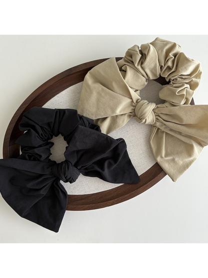 Gifty - Sweet Bow Detail Polyester Scrunchie