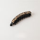 Beau - Leopard Print PC Cross Design Claw Clip