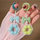 Keypus - Beaded Flower Bow Bag Charm Keychain